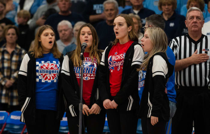 Breese Central vs Breese Mater Dei Illinois boys basketball February 23 2023 Paul Halfacre 15639